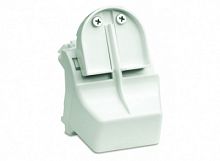 DKC Адаптер для оптоволоконныx разъемов тип 2ST с системой пломбировки белый  (2 модуля) (76618B)