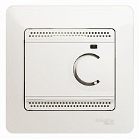 SCHNEIDER ELECTRIC GLOSSA Термостат электронный теплого пола с датчиком 10A перламутр в сборе (GSL000638)