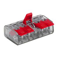 EKF Клемма СМК 221-415 5 отверстий 0.2-4.0 мм2  (4шт.) PROxima (plc-smk-221-415r)