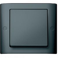 SCHNEIDER ELECTRIC Рамка 1 пост AQUADESIGN с винтовым креплением антрацит (MTN401114)