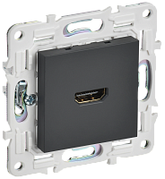 IEK SKANDY Розетка HDMI SK-H01G графит  (SK-H10-K53)