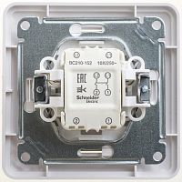 SCHNEIDER ELECTRIC Выключатель одноклавишный, двухполюсный, 10АХ, в сборе, белый (VS210-152-18)