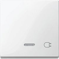 SCHNEIDER ELECTRIC Клавиша с окошком для светоиндикатора штепсельная вилка белый (MTN435219)