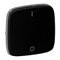 LEGRAND Valena ALLURE Лицевая панель для выключателя двухполюсного Антрацит (755128 )