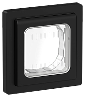 FLITE Рамка 1-местная IP55  черный (FI-M10-32-55-K02)