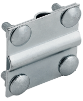 IEK Зажим крестообразный полоса/пруток-полоса/пруток 40/12мм оцинкованная сталь HDZ  (ZCC13-14-1-12-40)