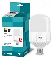 IEK Лампа светодиодная LED 30вт Е27 белый (LLE-HP-30-230-40-E27)