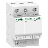 SCHNEIDER ELECTRIC Ограничитель перенапряжений импульсный Т2 iPRD 65r 65kA 460В 3П IT сигнал (A9L16558)