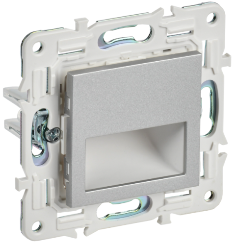 IEK SKANDY Подсветка LED встраиваемая SK-L01S серебряный  (SK-FL20-K23)