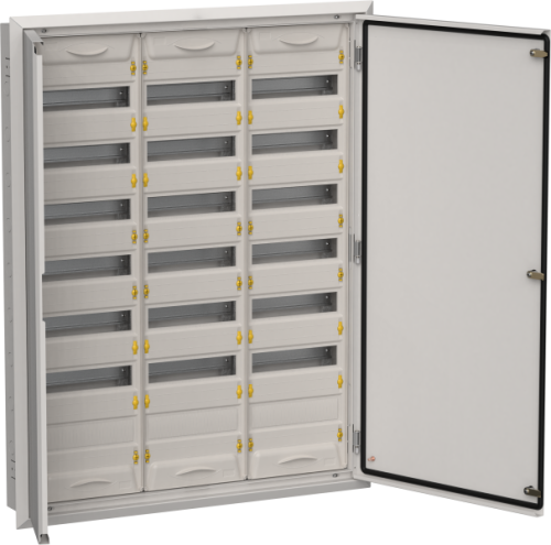 TITAN 5 Корпус металлический ЩРв-252 (3х72) 1130х885х130мм IP31 серый (две двери) IEK