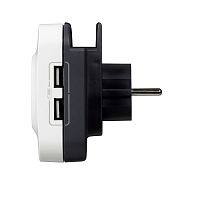 LEGRAND Разъем 2К+З/2хUSB с подставкой под телефон (694671 )