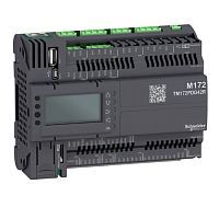 SCHNEIDER ELECTRIC Контроллер программируемый логистический ПЛК М172 дисплей 42 I/O Eth 2 MB (TM172PDG42R)