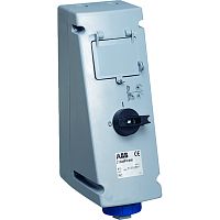 ABB Розетка кабельная 16А 2Р+E IР67 в боксе 250В CEWE  (216 MPM6W)  (2CMA167949R1000)