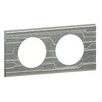 LEGRAND Рамка, двухпостовая, техно (069042 )