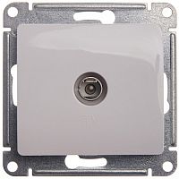 SCHNEIDER ELECTRIC GLOSSA TV Розетка проходная 4DB механизм платина (GSL001292)