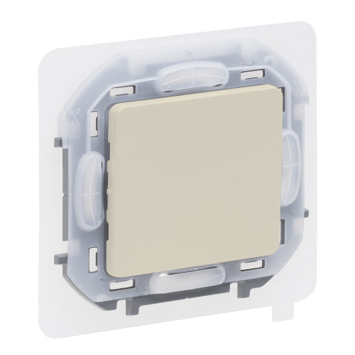 LEGRAND INSPIRIA Переключатель одноклавишный пылевлагозащитный   для скрытого монтажа, цвет "Слоновая кость", номинальный ток 10 А, напряжение ~250В, степень пылевлагозащиты IP44 (673671) фото 3