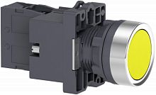 SCHNEIDER ELECTRIC Кнопка со светодиодной подсветкой 24В желтая 1НО (XA2EW35B1)