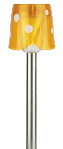 ЭРА Садовый светильник на солнечной батарее, нержавеющая сталь, стальной, цветной, 36 см SL-SS36  (Б0007509) фото 2