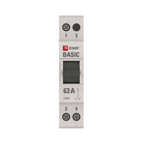 EKF Переключатель трехпозиционный 1P 63А Basic (tps-1-63) фото 2