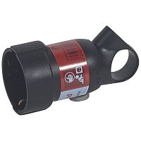 LEGRAND Розетка 2К+З черная Элиум (050195 )