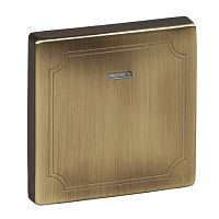 SCHNEIDER ELECTRIC Клавиша с окошком для светоиндикатора античная латунь (MTN438043)