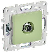 IEK SKANDY Розетка TV проходная SK-A17G мятный  (SK-A10-P-K06)