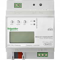 SCHNEIDER ELECTRIC Шлюз KNX DALI REG-K/1/16 (64) /64/IP1 (MTN6725-0001)
