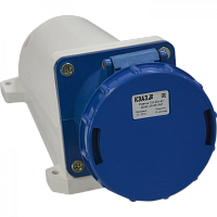 KEAZ Розетка 133-63А-6h-220AC-2P+PE-IP67 (241219)
