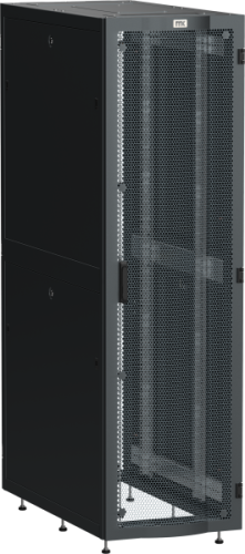 IEK Шкаф серверный ITK LINEA S 19'' 24U 600х1000мм перфорированная дверь черный (LS05-24U61-2PP)