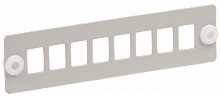 Панель для восьми оптических адаптеров SC/LC-Duplex в 19' кросс
