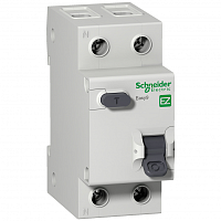 SCHNEIDER ELECTRIC Выключатель автоматический дифференциальный (АВДТ) 1п+N 40А 30мА C AC EASY 9 (EZ9D34640)