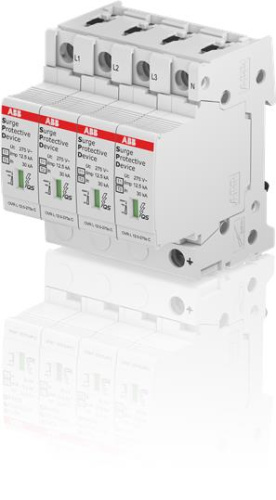 ABB Ограничитель перенапряжения OVR T1-T2 4L 12.5-275sP QS (OVR T1-T2 4L 12.5-) (2CTB815710R2300) ABB Ограничитель перенапряжения OVR T1-T2 4L 12.5-275sP QS (OVR T1-T2 4L 12.5-) (2CTB815710R2300)