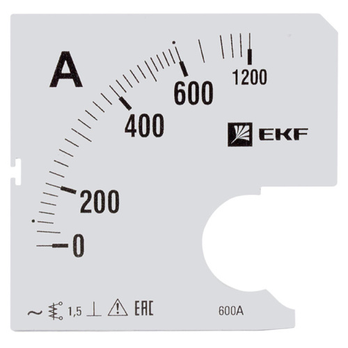 EKF Шкала сменная для A961 600/5А-1.5 PROxima (s-a961-600)