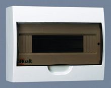 DEKRAFT Щит распределительный навесной ЩРн-П-12 IP41 пластиковый прозрачная дверь  (31011DEK)
