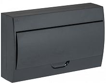 IEK Корпус модульный пластиковый навесной ЩРН-П-18 черный черная дверь IP41 IEK  (MKP13-N-18-41-K02)