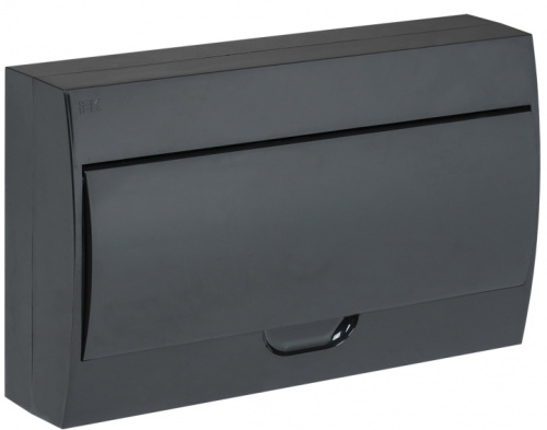 IEK Корпус модульный пластиковый навесной ЩРН-П-18 черный черная дверь IP41 IEK  (MKP13-N-18-41-K02)