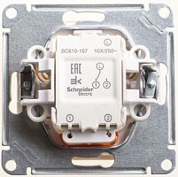 SCHNEIDER ELECTRIC W59 Переключатель одноклавишный с подсв. 10АХ, механизм, слоновая кость (VS610-157-2-86)