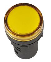 IEK Лампа AD16DS LED матрица d16мм желтый 24В AC/DC (BLS10-ADDS-024-K05-16)