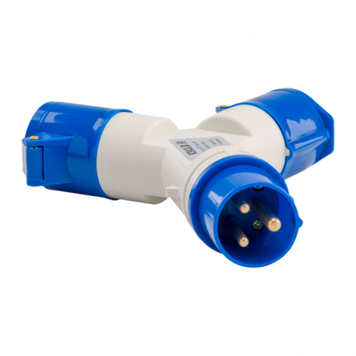 KEAZ Адаптер 1012-16А-6h-220AC-2P+PE-IP44 (235595)