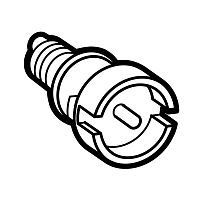 LEGRAND Замок с двусторонним ключом для металлических или остекленных дверей XL3 с 1 комплектом (20296 )