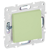 IEK SKANDY Выключатель 1-клавишный перекрестный 10А SK-V03G мятный  (SK-V13-0-10-K06)