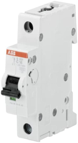 ABB Выключатель автоматический однополюсный 2А С S201 6кА (2CDS251001R0024)