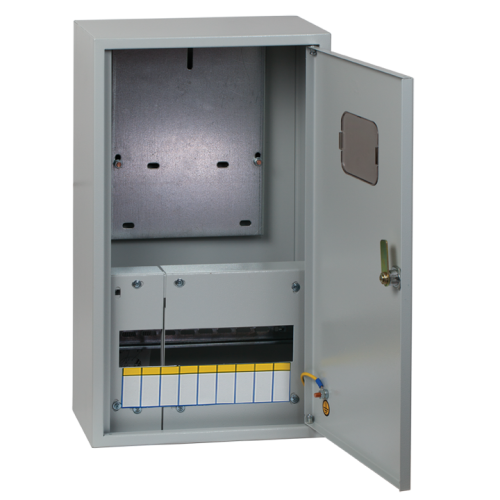 EKF Щит учетно-распределительный навесной ЩРУн-1/9о IP31 с окном 400х300х140 (mb23-1/9) EKF Щит учетно-распределительный навесной ЩРУн-1/9о IP31 с окном 400х300х140 (mb23-1/9)