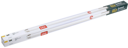 IEK Лампа светодиодная LED 10вт G13 дневной установка возможна после демонтажа ПРА ECO (LLE-T8-10-230-65-G13) фото 2