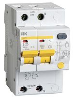 IEK Выключатель автоматический дифференциальный АД12 2Р B25 30мА (MAD10-2-025-B-030)