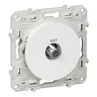 SCHNEIDER ELECTRIC ODACE Cпутниковая Розетка белый (S52R446)