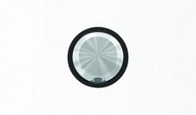 ABB Накладка для кабельного вывода 8107 и выключателя со шнурком 8148 SKY Moon кольцо черное стекло  (8607 CN)  (2CLA860700A1501)