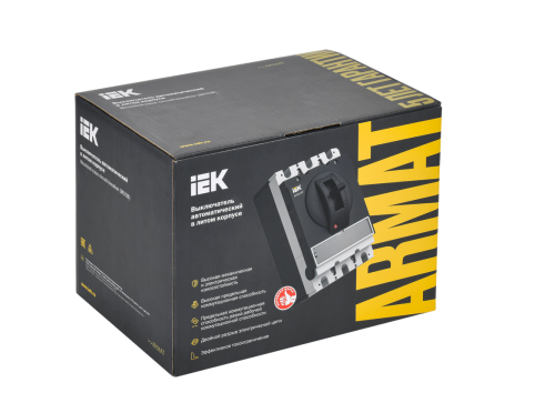 IEK ARMAT Автоматический выключатель в литом корпусе 3P G 50кА 160А ТМ рег. (AR-MCCB-3G-050-0160A-ATUC) фото 2