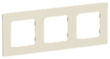 FLITE CLASSIC Рамка 3-местная л сливочный (FI-M32-32-20-K86)
