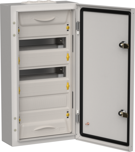 TITAN 5 Корпус металлический ЩРн-36 (1х36) 585х310х140 IP54 сер IEK